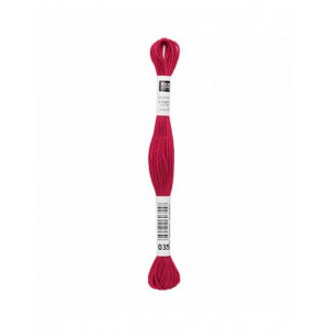Fil à broder Rico Design 100% coton égyptien 8m - MOULINE SAUMON 04 - N°035
