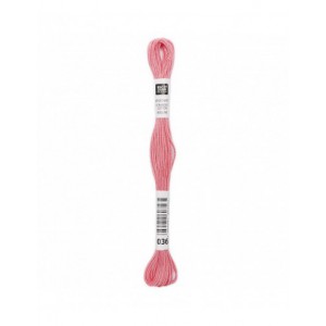 Fil à broder Rico Design 100% coton égyptien 8m - MOULINE ROUGE 01 - N°036