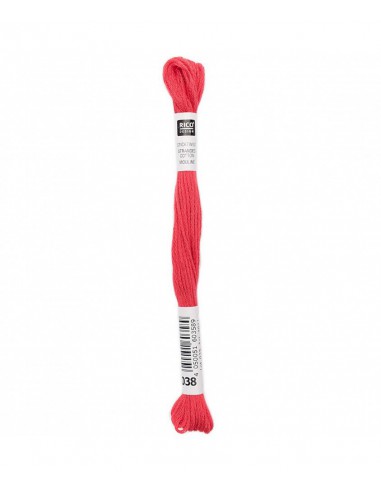 Fil à broder Rico Design 100% coton égyptien 8m - MOULINE ROUGE 03 - N°038