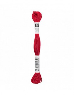 Fil à broder Rico Design 100% coton égyptien 8m - MOULINE ROUGE 04 - N°039