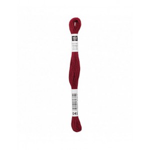 Fil à broder Rico Design 100% coton égyptien 8m - MOULINE ROUGE 06 - N°041