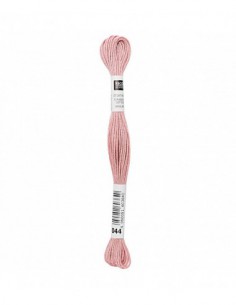 Fil à broder Rico Design 100% coton égyptien 8m - MOULINE VIEUX ROSE 02 - N°044