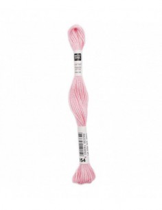 Fil à broder Rico Design 100% coton égyptien 8m - MOULINE ROSE 01 - N°054