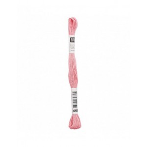 Fil à broder Rico Design 100% coton égyptien 8m - MOULINE FUCHSIA 01 - N°059