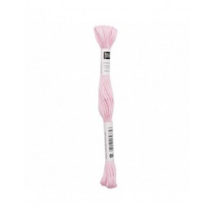 Fil à broder Rico Design 100% coton égyptien 8m - MOULINE ROSE CLAIR 01 - N°064