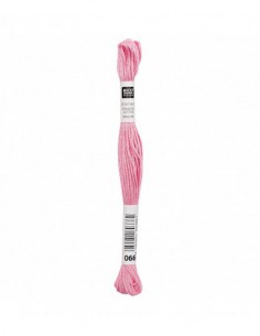 Fil à broder Rico Design 100% coton égyptien 8m - MOULINE ROSE CLAIR 03 - N°066