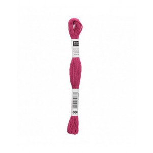 Fil à broder Rico Design 100% coton égyptien 8m - MOULINE ROSE CLAIR 05 - N°068