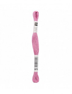 Fil à broder Rico Design 100% coton égyptien 8m - MOULINE ROUGE BAIE 01 - N°071