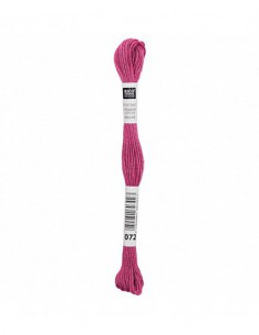 Fil à broder Rico Design 100% coton égyptien 8m - MOULINE ROUGE BAIE 02 - N°072