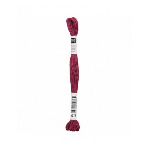 Fil à broder Rico Design 100% coton égyptien 8m - MOULINE ROUGE BAIE 03 - N°073