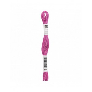 Fil à broder Rico Design 100% coton égyptien 8m - MOULINE MAGENTA 03 - N°082