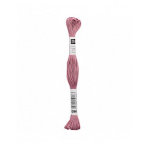 Fil à broder Rico Design 100% coton égyptien 8m - MOULINE BORDEAUX 03 - N°086