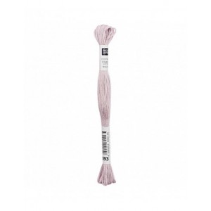 Fil à broder Rico Design 100% coton égyptien 8m - MOULINE AUBERGINE 01 - N°093