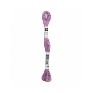 Fil à broder Rico Design 100% coton égyptien 8m - MOULINE LILAS 04 - N°101