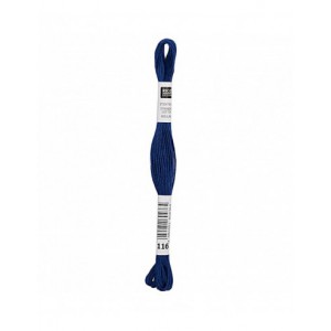 Fil à broder Rico Design 100% coton égyptien 8m - MOULINE BLEU CLAIR 04 - N°116