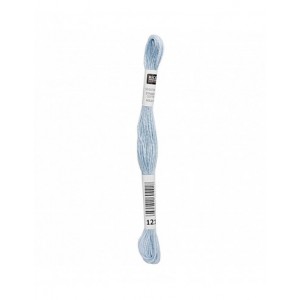 Fil à broder Rico Design 100% coton égyptien 8m - MOULINE BLEU 01 - N°121