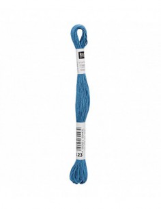 Fil à broder Rico Design 100% coton égyptien 8m - MOULINE BLEU 03 - N°123