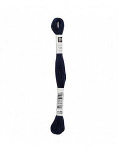 Fil à broder Rico Design 100% coton égyptien 8m - MOULINE BLEU 05 - N°125