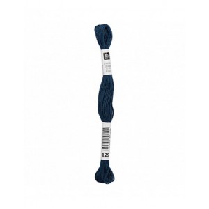 Fil à broder Rico Design 100% coton égyptien 8m - MOULINE BLEU GLACE 04 - N°129