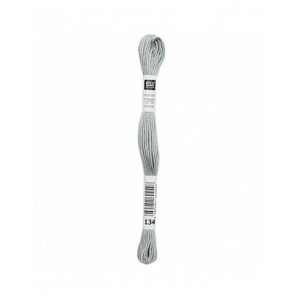 Fil à broder Rico Design 100% coton égyptien 8m - MOULINE PETROLE 03 - N°134