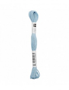 Fil à broder Rico Design 100% coton égyptien 8m - MOULINE PACIFIQUE 01 - N°143
