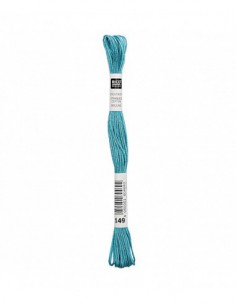 Fil à broder Rico Design 100% coton égyptien 8m - MOULINE MENTHE 03 - N°149
