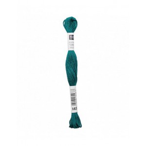 Fil à broder Rico Design 100% coton égyptien 8m - MOULINE VERT DE VESSIE 04 - N°163