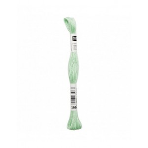 Fil à broder Rico Design 100% coton égyptien 8m - MOULINE VERT EMERAUDE 01 - N°166