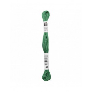 Fil à broder Rico Design 100% coton égyptien 8m - MOULINE VERT EMERAUDE 03 - N°168