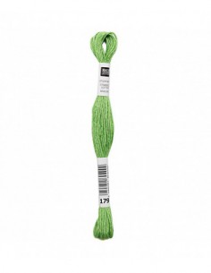 Fil à broder Rico Design 100% coton égyptien 8m - MOULINE VERT GRENOUILLE 01 - N°179