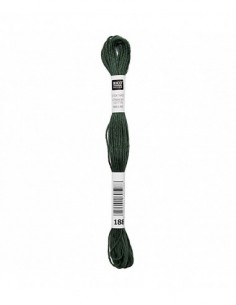 Fil à broder Rico Design 100% coton égyptien 8m - MOULINE KAKI 05 - N°188