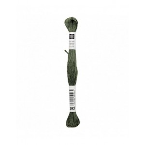 Fil à broder Rico Design 100% coton égyptien 8m - MOULINE VERT CLAIR 05 - N°193