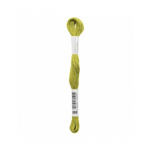 Fil à broder Rico Design 100% coton égyptien 8m - MOULINE VERT KIWI 02 - N°205