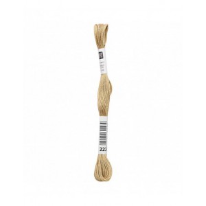Fil à broder Rico Design 100% coton égyptien 8m - MOULINE VERT ALGUE 02 - N°223