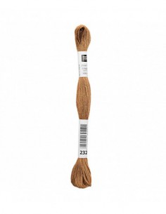 Fil à broder Rico Design 100% coton égyptien 8m - MOULINE SABLE 03 - N°232