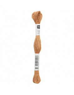 Fil à broder Rico Design 100% coton égyptien 8m - MOULINE OCRE 04 - N°241