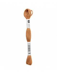 Fil à broder Rico Design 100% coton égyptien 8m - MOULINE BRONZE 02 - N°243
