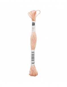 Fil à broder Rico Design 100% coton égyptien 8m - MOULINE ALEZAN 02 - N°247
