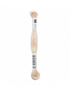 Fil à broder Rico Design 100% coton égyptien 8m - MOULINE BOIS DE ROSE 01 - N°251