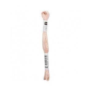 Fil à broder Rico Design 100% coton égyptien 8m - MOULINE BOIS DE ROSE 02 - N°252