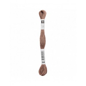 Fil à broder Rico Design 100% coton égyptien 8m - MOULINE BOIS DE ROSE 04 - N°254