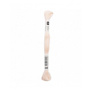 Fil à broder Rico Design 100% coton égyptien 8m - MOULINE COULEUR PEAU 02 - N°259