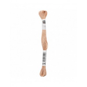 Fil à broder Rico Design 100% coton égyptien 8m - MOULINE MARRON 03 - N°275