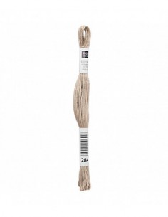 Fil à broder Rico Design 100% coton égyptien 8m - MOULINE GRIS PIERRE 02 - N°284