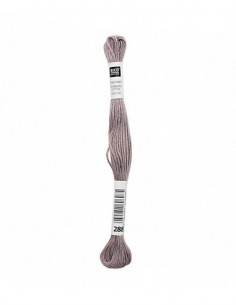 Fil à broder Rico Design 100% coton égyptien 8m - MOULINE ARDOISE 03 - N°288