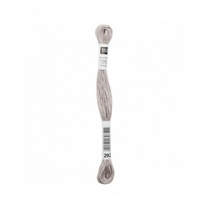 Fil à broder Rico Design 100% coton égyptien 8m - MOULINE GRIS FONCE 02 - N°292