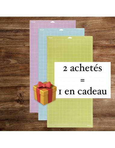 CRICUT EXPLORE/MAKER - 2 achetés : 1 en cadeau - assortiment 3 tapis 30,5x61cm