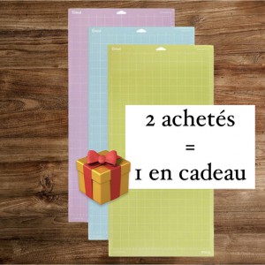 CRICUT EXPLORE/MAKER - 2 achetés : 1 en cadeau - assortiment 3 tapis 30,5x61cm
