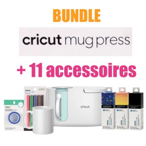 Bundle Cricut Mug Press Starter Kit + 11 accessoires