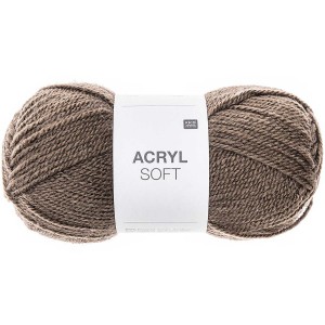 Laine Acrylique - RICO DESIGN - Acryl Soft - MARRON CLAIR